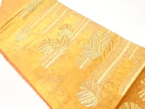 引箔松にヱ霞模様織出し名古屋帯